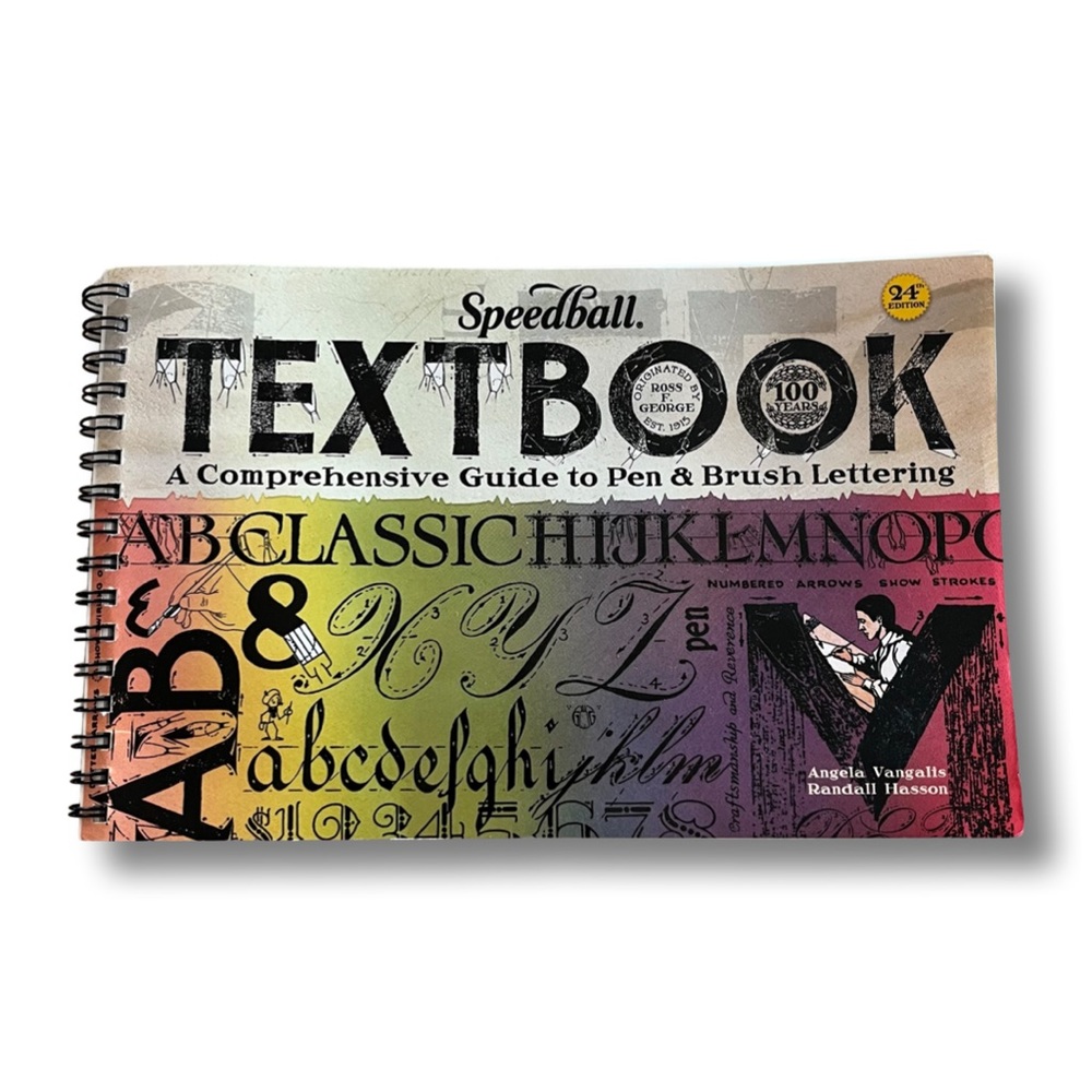 SPEEDBALL Textball Handlettering Calligraphy Book